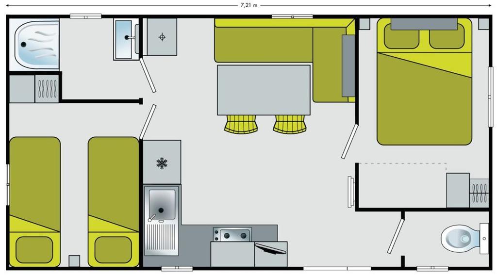 Mobil-Home 4 Pers Dans Camping 4 Etoiles La Palmyre Eksteriør billede